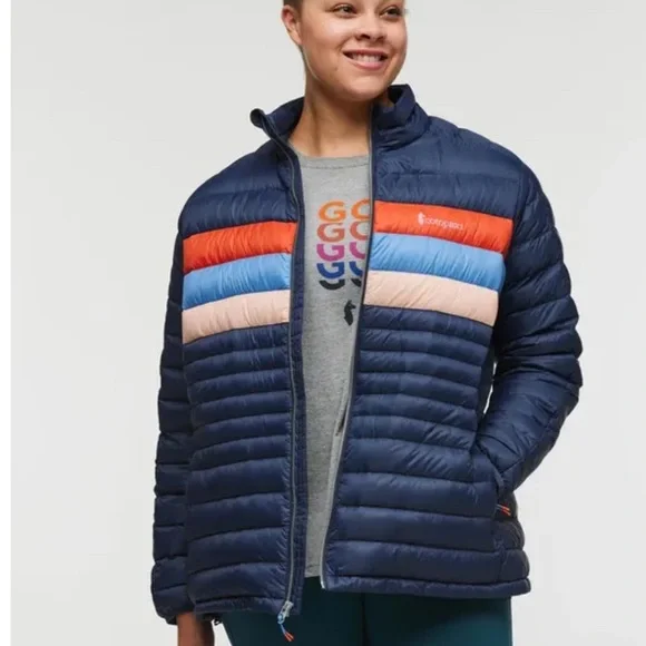 Cotopaxi Women’s XL Fuego Down Jacket Puffer Puff  NWT ink/rosewood - Picture 2 of 6